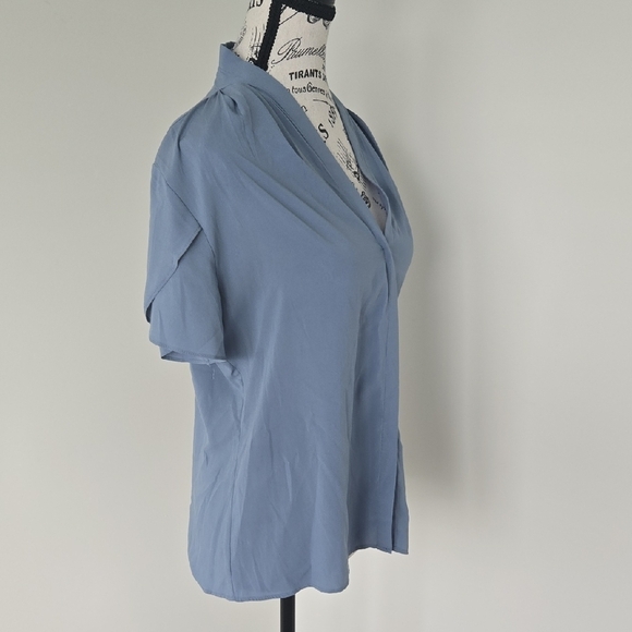 Calvin Klein Collection Light Blue Blouse - Picture 2 of 5